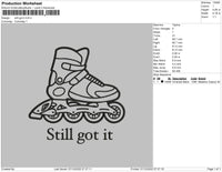 still got it Embroidery