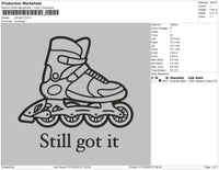 still got it Embroidery