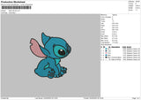 Stitch Blue V4 Embroidery