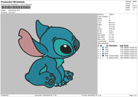 Stitch Blue V4 Embroidery