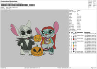 Stitch Jack Sally Embroidery File 6 sizes