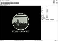 Stoners Embroidery File 6 sizes