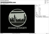 Stoners Embroidery File 6 sizes