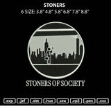 Stoners Embroidery File 6 sizes