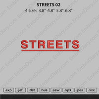 STREETS 02 Embroidery