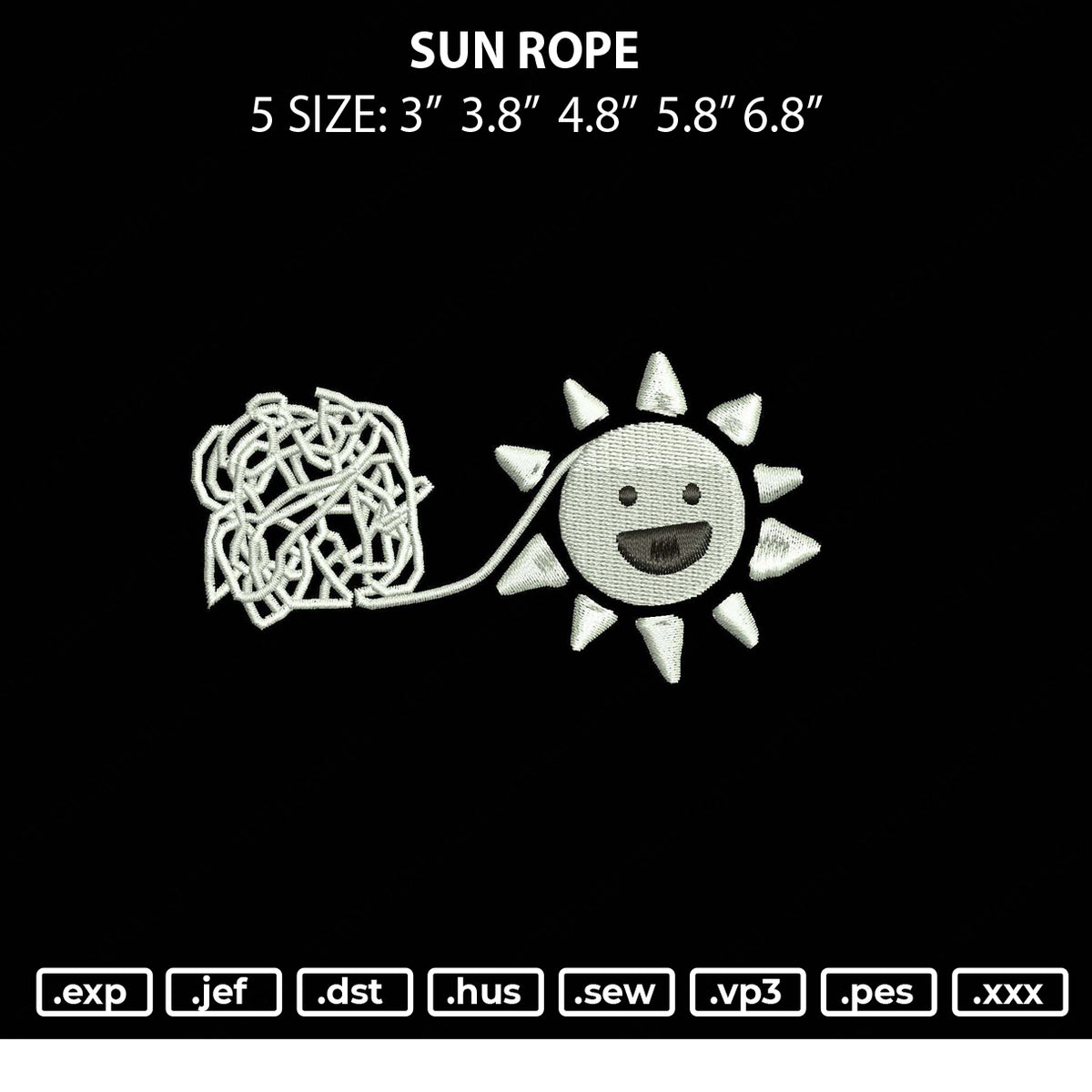 Sun Rope Embroidery – embroiderystores