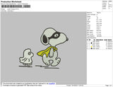 Super Snoopy Embroidery
