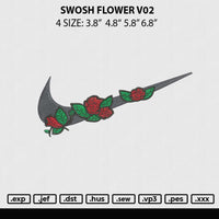 Swoosh Flower V02