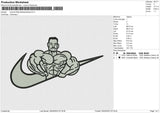 Swoosh Male Bodybuilding Embroidery