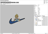 Swoosh Majin Vg Embroidery File 6 sizes