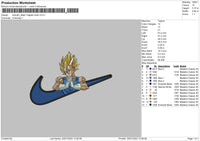 Swoosh Majin Vg Embroidery File 6 sizes