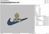 Swoosh Majin Vg Embroidery File 6 sizes