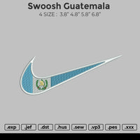swoosh guatemala Embroidery