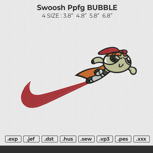 Swoosh ppfg Bubble Embroidery