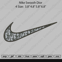 Swoosh Dior Embroidery embroiderystores