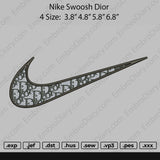 Swoosh Dior Embroidery