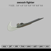 swoosh fighter Embroidery