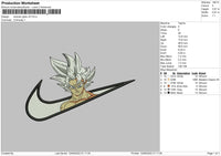 swoosh goku v5 02 Embroidery