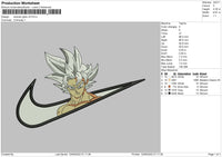 swoosh goku v5 02 Embroidery