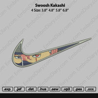 Swoosh Kakashi Embroidery
