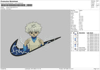 Swoosh Killua Bolt Embroidery