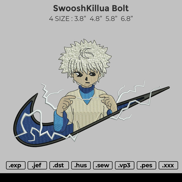 Swoosh Killua Bolt Embroidery