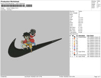 Swoosh Luffytaro Embroidery
