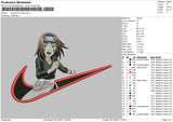 Swoosh Rin Nohara Embroidery File