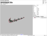 Swoosh Santa Embroidery