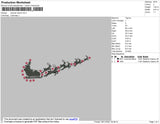 Swoosh Santa Embroidery
