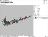 Swoosh Santa Embroidery