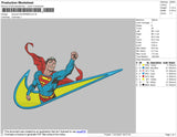 Swoosh Superman Embroidery