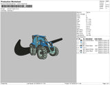 swoosh tractor Embroidery
