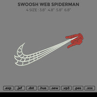 Swoosh Web Spiderman