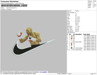 Swoosh Boxing Embroidery