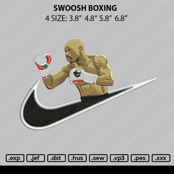 Swoosh Boxing Embroidery