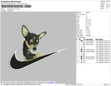 Swoosh Dog V15 Embroidery