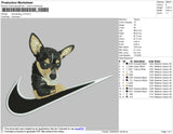 Swoosh Dog V15 Embroidery