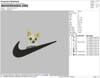 Swoosh Dog V5 Embroidery