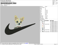 Swoosh Dog V5 Embroidery