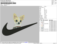 Swoosh Dog V5 Embroidery