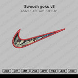 Swoosh Goku V3 Embroidery