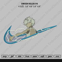 Swoosh Killua V4 Embroidery