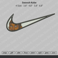 Swoosh kobe Embroidery