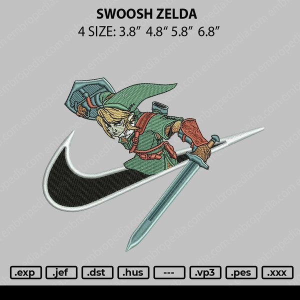 Swoosh Zelda Embroidery