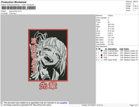 Toga Himiko Embroidery