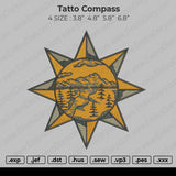 Tatto Compass Embroidery