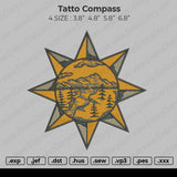 Tatto Compass Embroidery