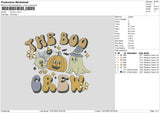The Boo C Embroidery File 6 sizes