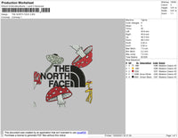 The North Face Mashroom  Embroidery